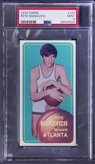 1970-71 Topps #123 Pete Maravich Rookie Card – PSA MINT 9